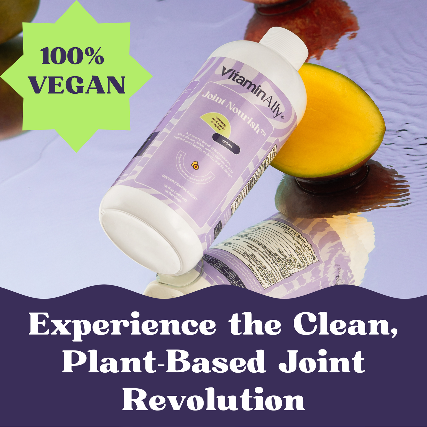 Joint Nourish™ – Vegan Liquid Joint Support | Glucosamine, Chondroitin & MSM