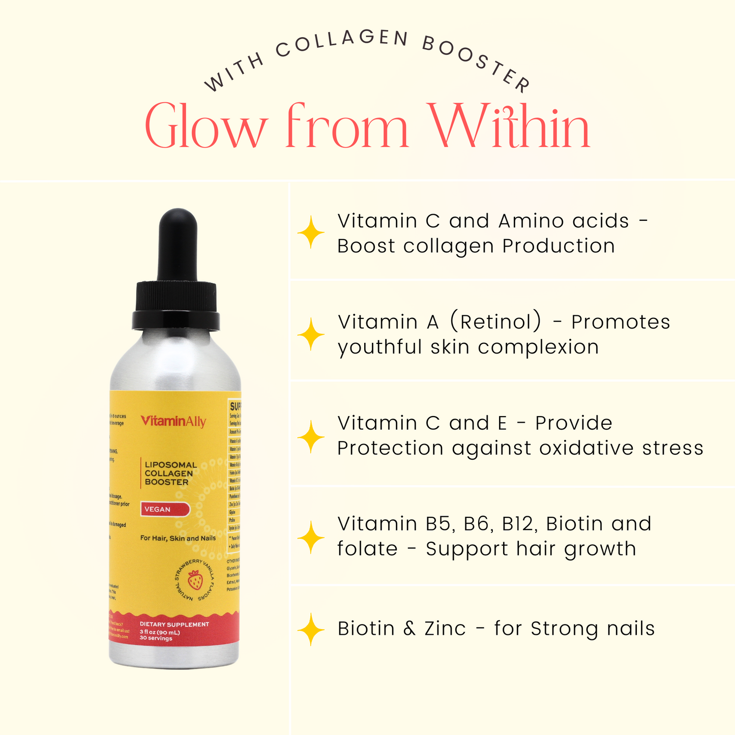 Liposomal Collagen Booster Liquid Vitamins