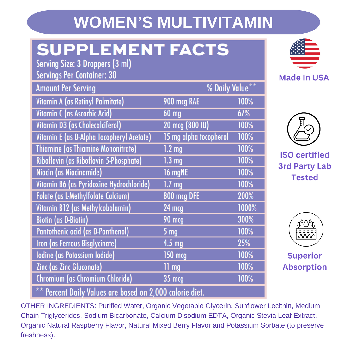 Women's Health + Beauty bundle | Liquid Vitamins