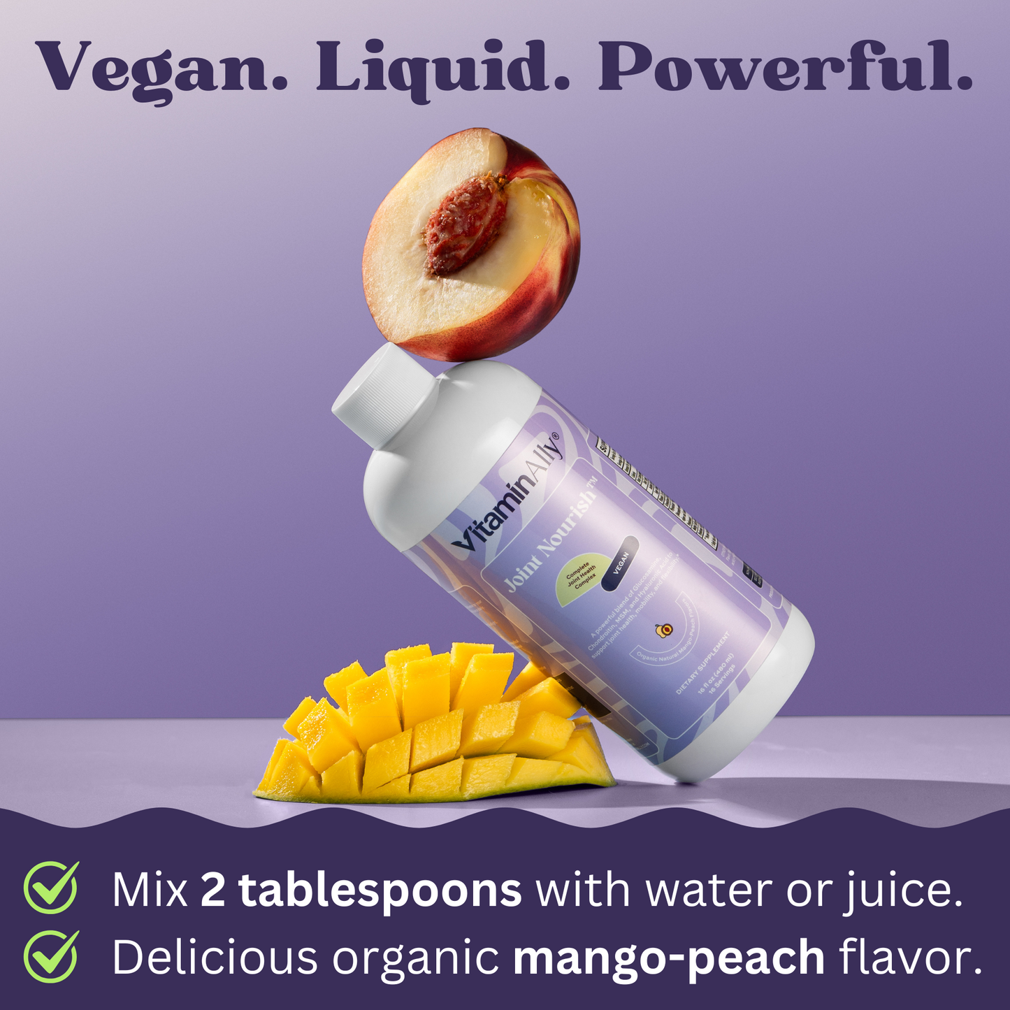 Joint Nourish™ – Vegan Liquid Joint Support | Glucosamine, Chondroitin & MSM