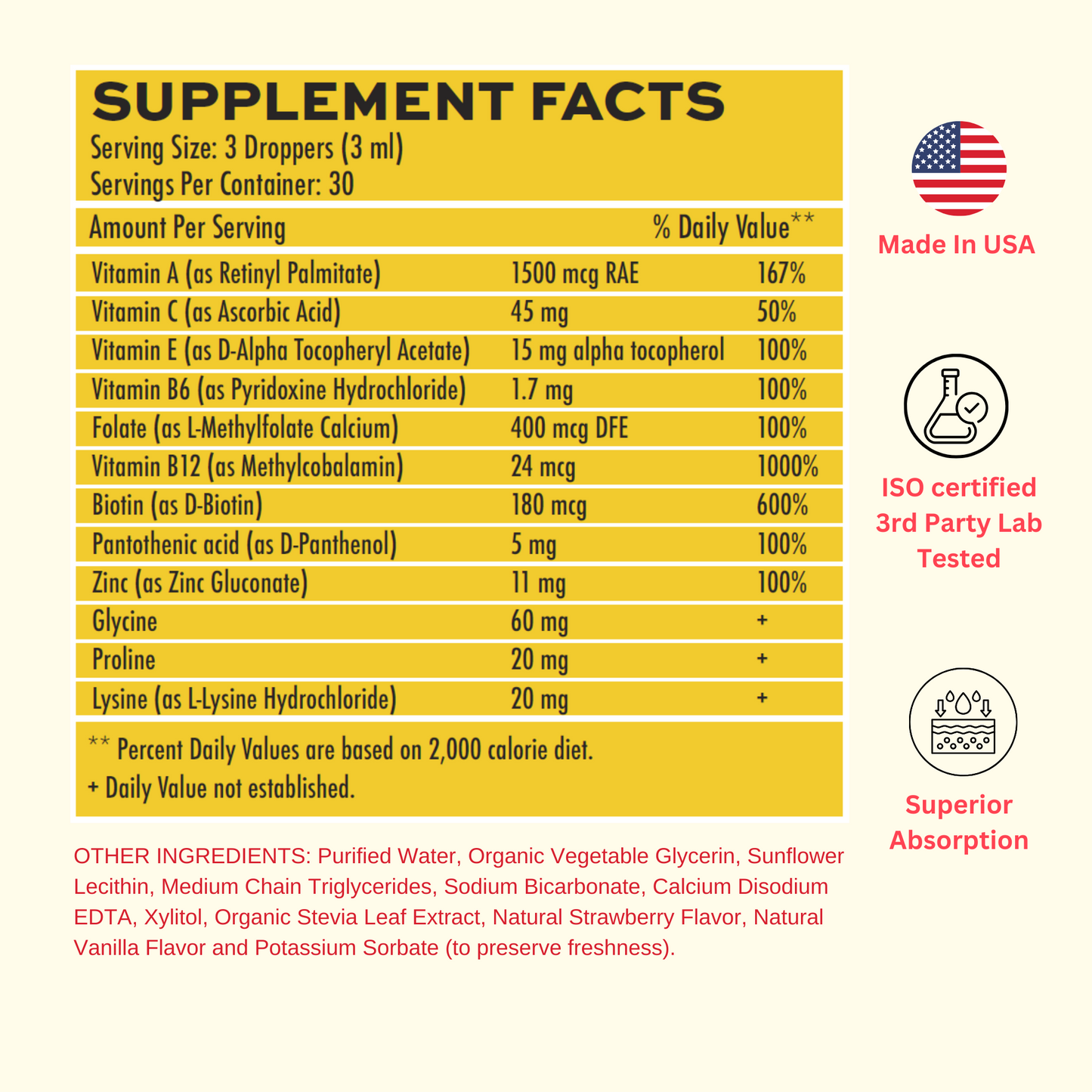Liposomal Collagen Booster Liquid Vitamins