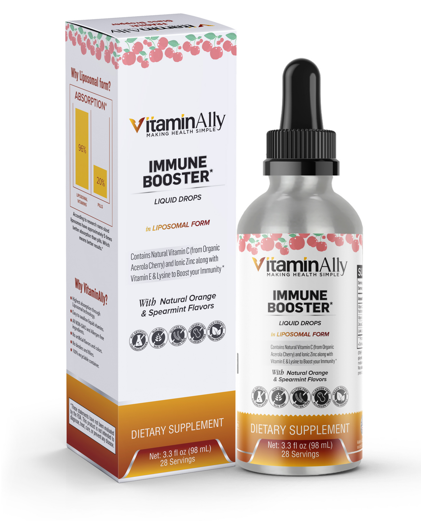 Liposomal Immune Booster Liquid Vitamins