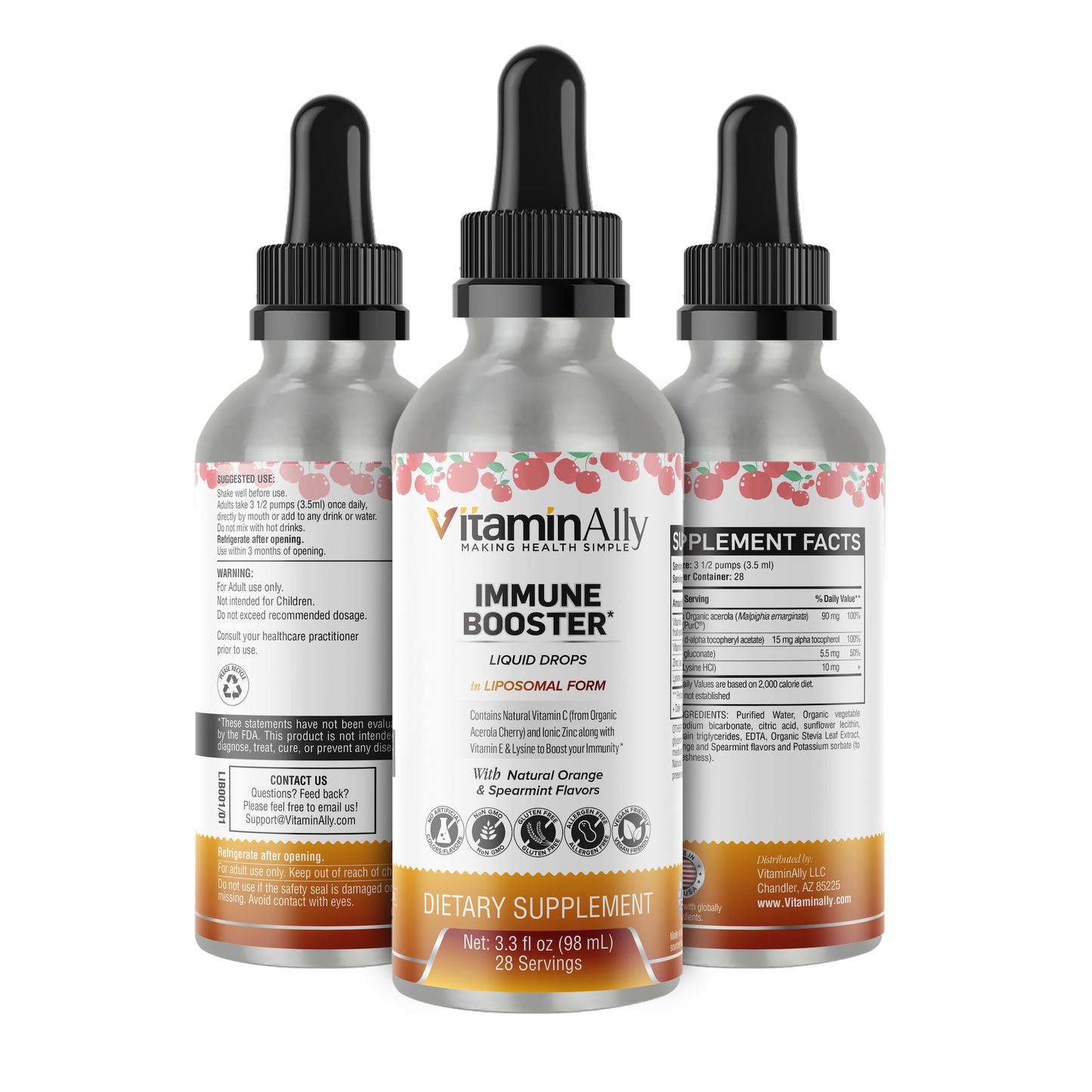 Liposomal Immune Booster Liquid Vitamins