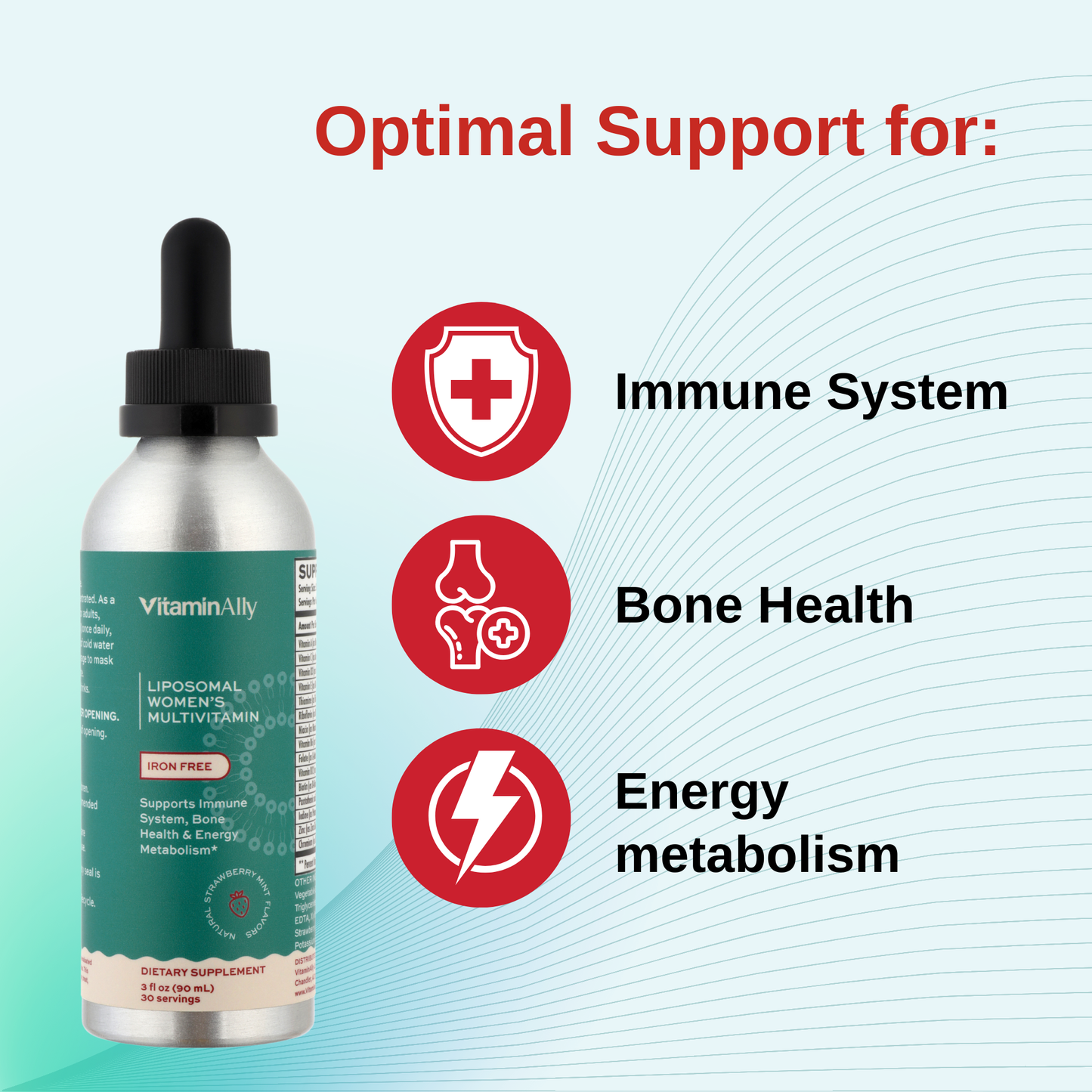 Liposomal Women's Liquid Multivitamin-IRON FREE