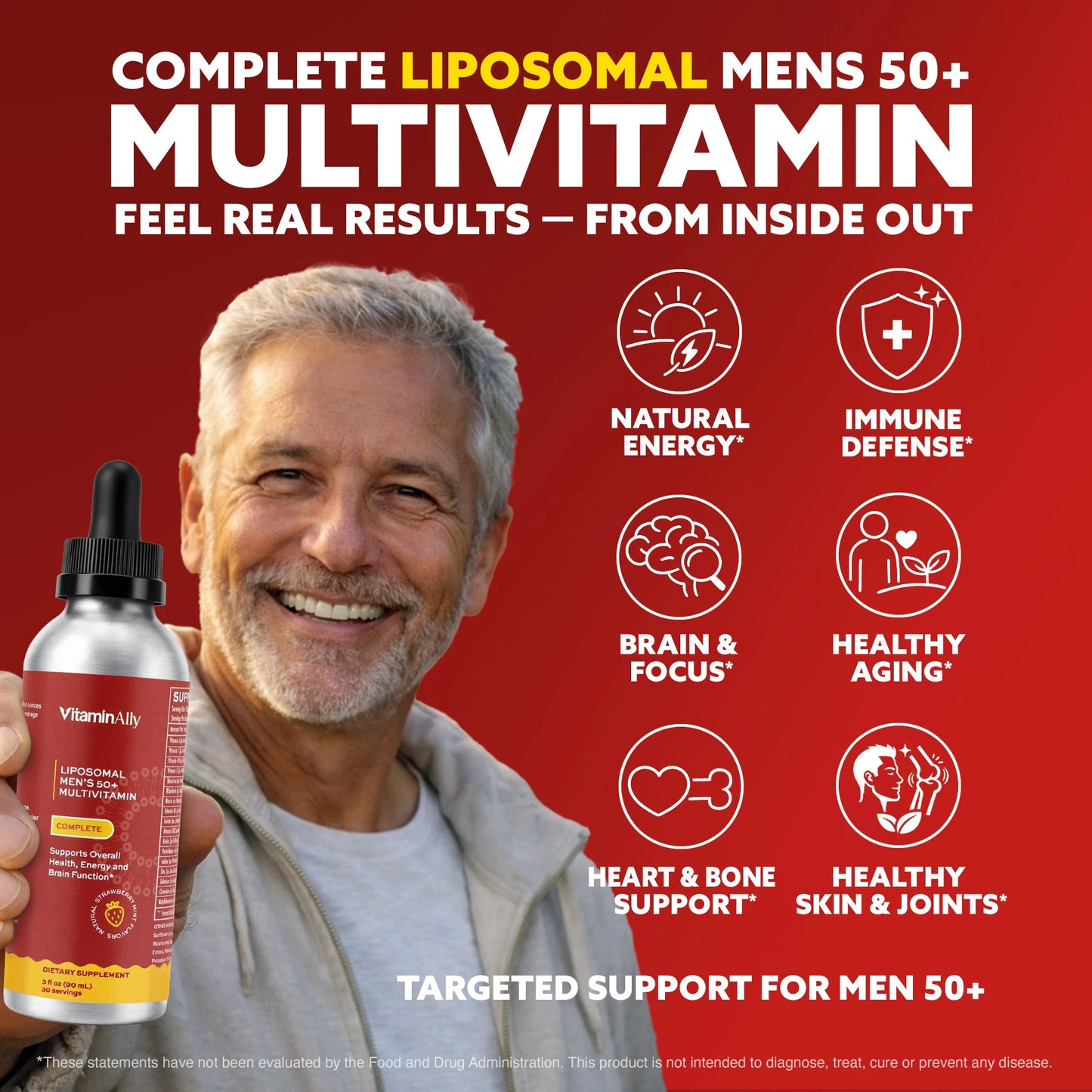 Liposomal Men's 50+ Liquid Multivitamin