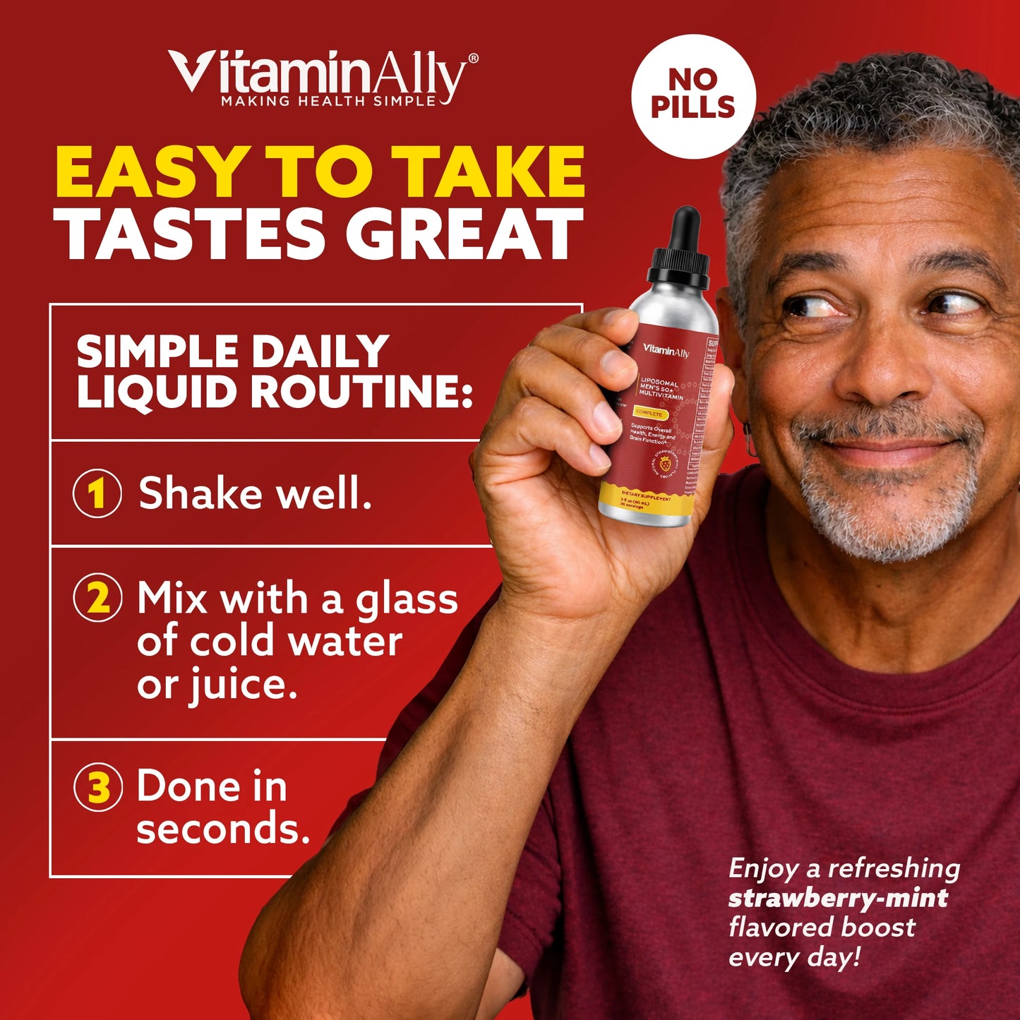 Liposomal Men's 50+ Liquid Multivitamin