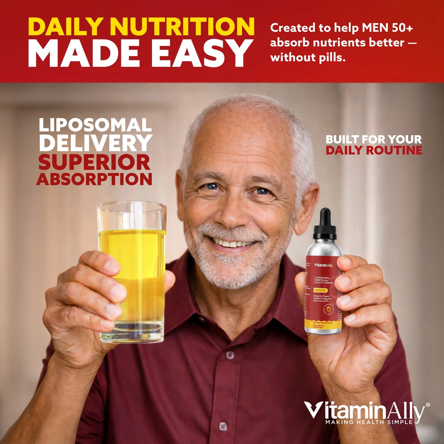 Liposomal Men's 50+ Liquid Multivitamin