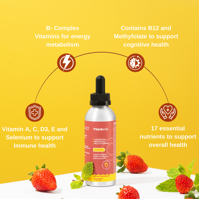 Liposomal Men's 50+ Liquid Multivitamin Drops