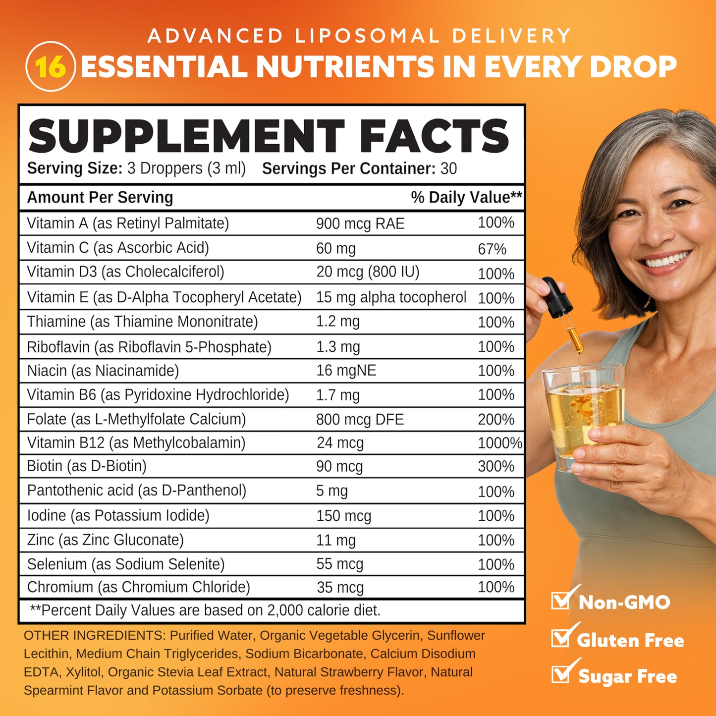 Liposomal Women's 50+ Liquid Multivitamin